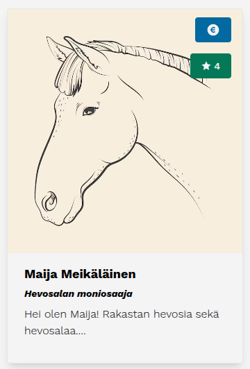 Profiili-kortin hinnasto-ikoni